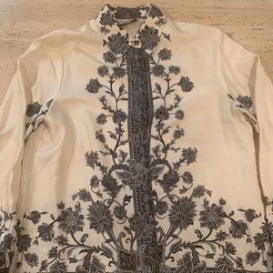 Emanuel Ungaro silk button down